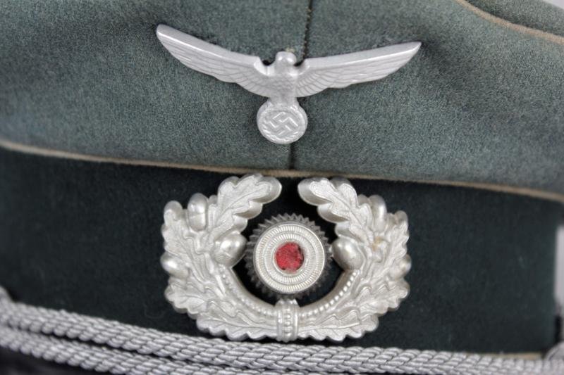 WW2 German Infantry Officers Peaked Cap By 'Pekuro' ( Peter Kupper ) — image 9