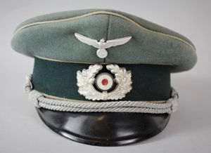 WW2 German Infantry Officers Peaked Cap By 'Pekuro' ( Peter …