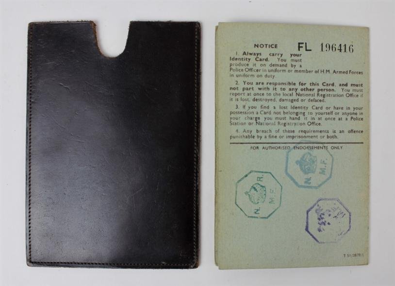 WW2 Home Front Identity Card & Case 1943 — image 3