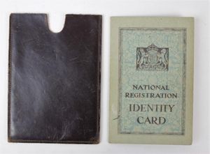 WW2 Home Front Identity Card & Case 1943