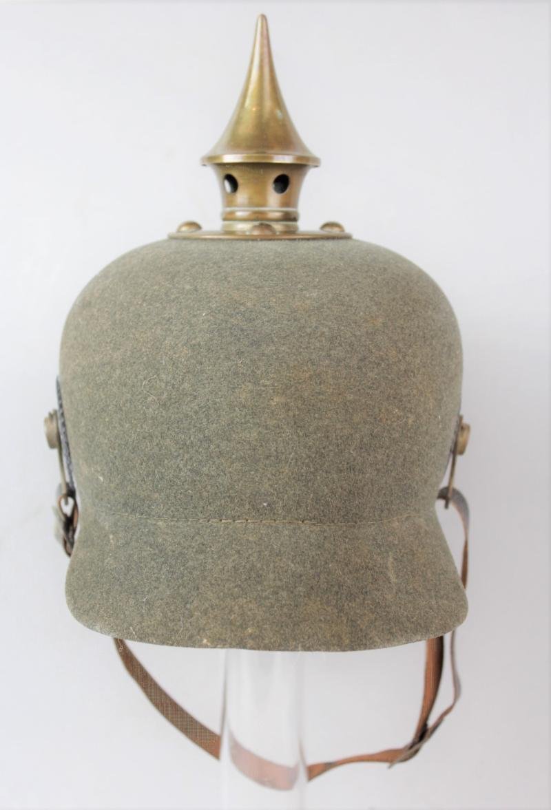 WW1 German Ersatz Model 1895 Felt Pickelhaube of Prussia — image 5