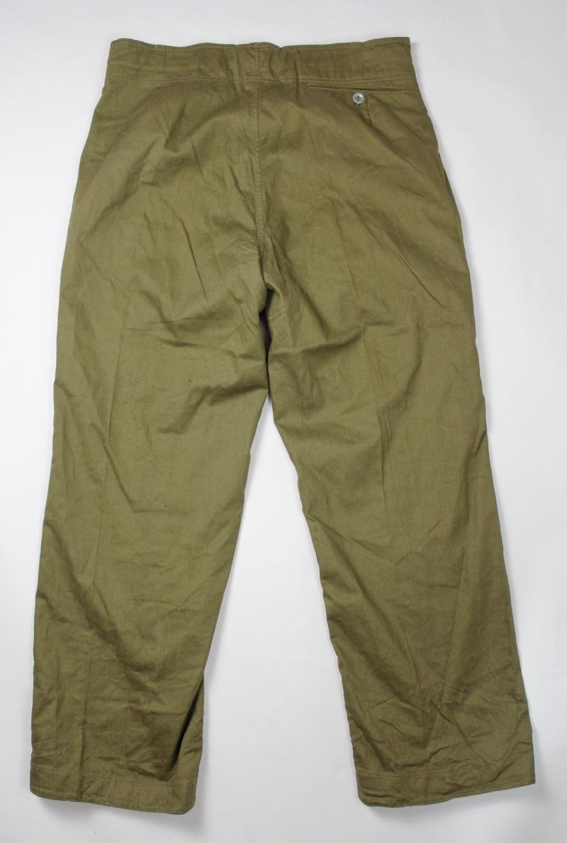 WW2 German Straight Leg Tropical Trousers — image 2