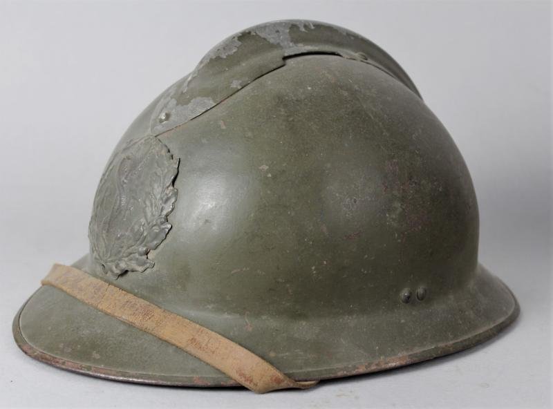 WW2 French M26 Adrian Helmet For Medical Troops — image 3