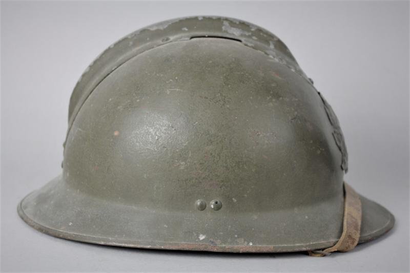 WW2 French M26 Adrian Helmet For Medical Troops — image 6