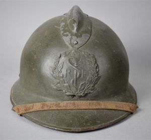 WW2 French M26 Adrian Helmet For Medical Troops