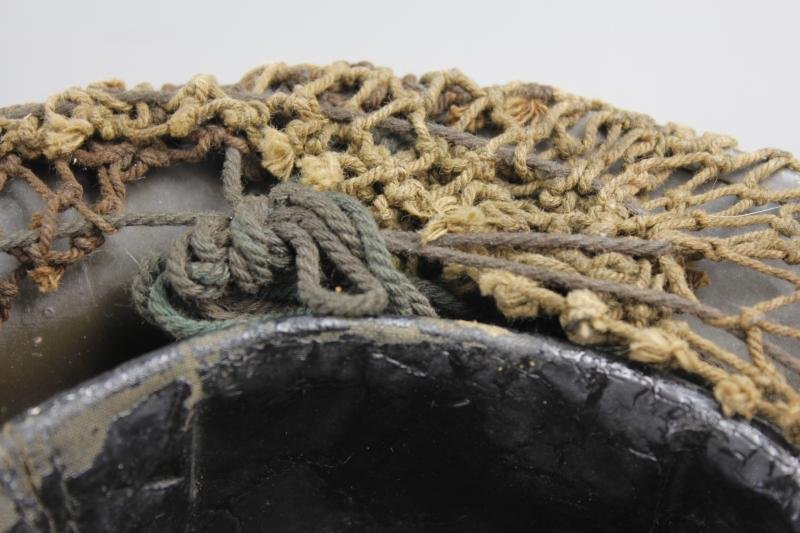 WW2 British Home Guard Netted Camouflage Helmet 1941 — image 12