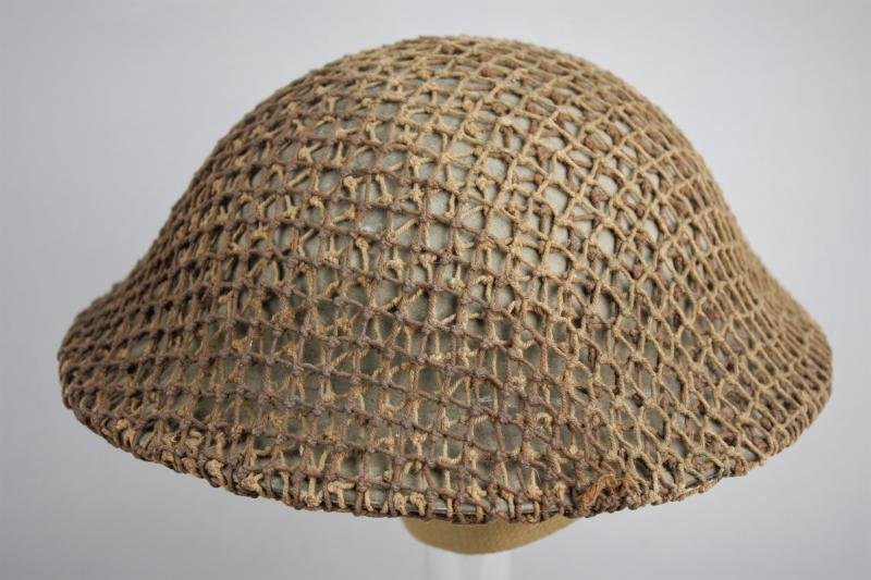 WW2 British Home Guard Netted Camouflage Helmet 1941 — image 6
