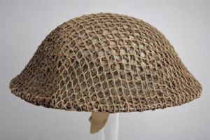 WW2 British Home Guard Netted Camouflage Helmet 1941