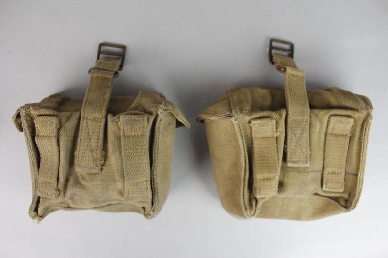 WW2 British Home Guard Ammunition Pouches — image 2