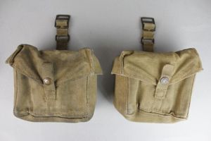 WW2 British Home Guard Ammunition Pouches