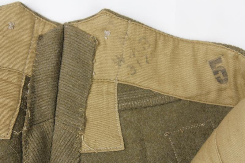 WW2 British SD Pantaloons , Bedford Cord 1943 — image 4