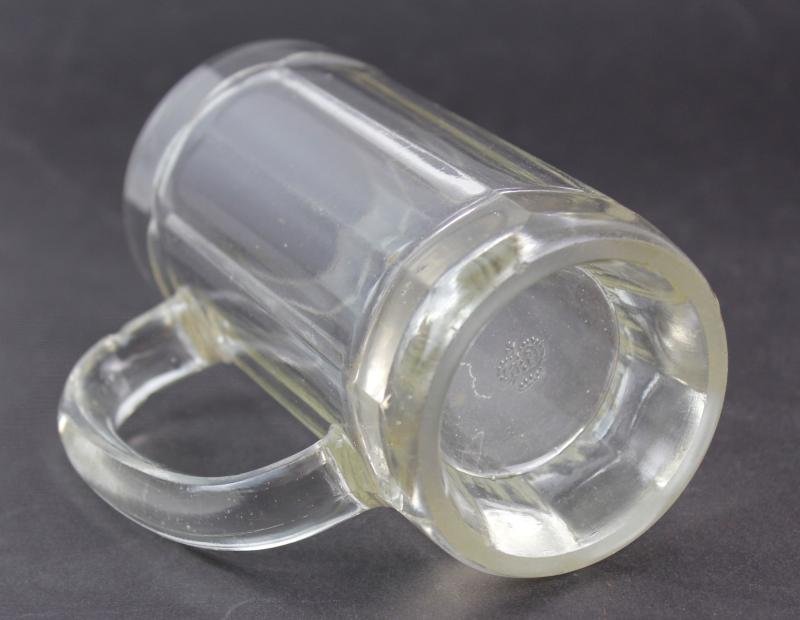 WW1 German Beer Glass With Bavarian Crown — image 2