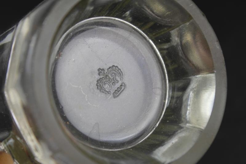 WW1 German Beer Glass With Bavarian Crown — image 3