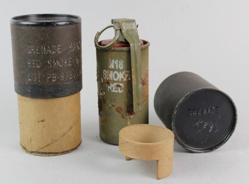 US Vietnam Era Smoke Grenade & Card Carton — image 2
