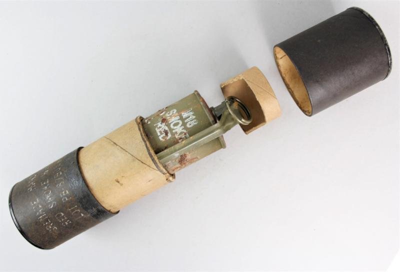 US Vietnam Era Smoke Grenade & Card Carton — image 4