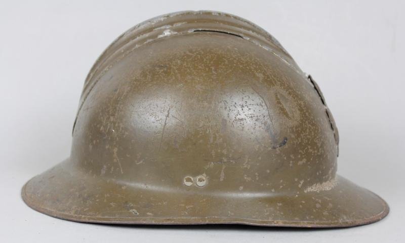 WW2 French 'Battle For France' M26 Engineers Adrian Helmet — image 3
