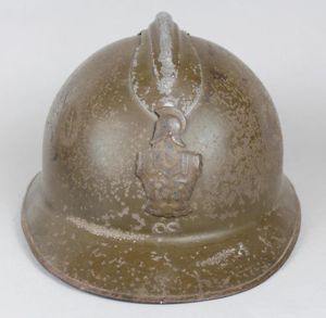 WW2 French 'Battle For France' M26 Engineers Adrian Helmet