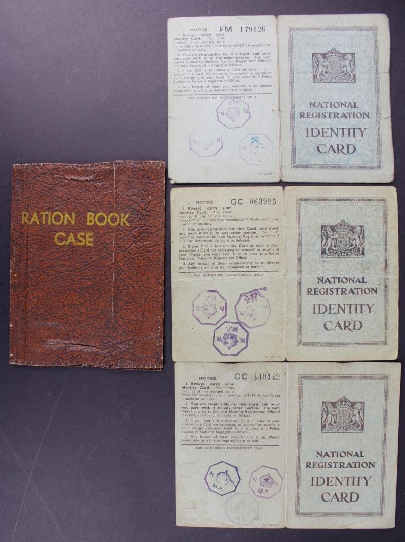 WW2 British Identity Cards & Identity Card Holder — image 3