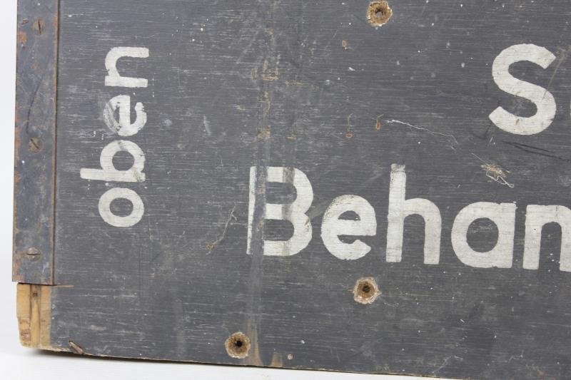 WW2 German ' Sauerstoff - Behandlungsgerat 38 ' Medical Box Lid — image 2