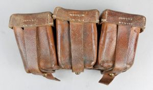 WW1 German M1909 Ammunition Pouch With Saxon Inf. Regimental & …