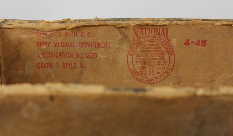WW2 American Red Cross POW Food Package Box April 1945 — image 2