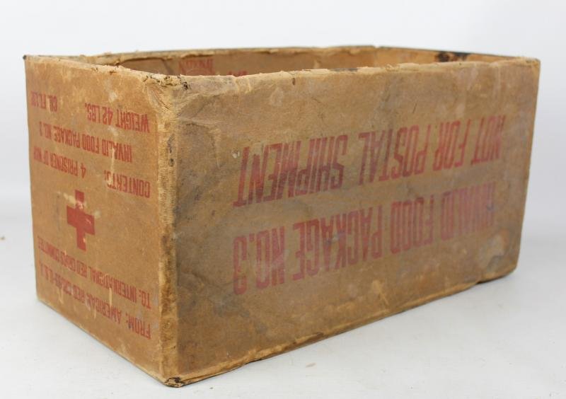 WW2 American Red Cross POW Food Package Box April 1945 — image 3