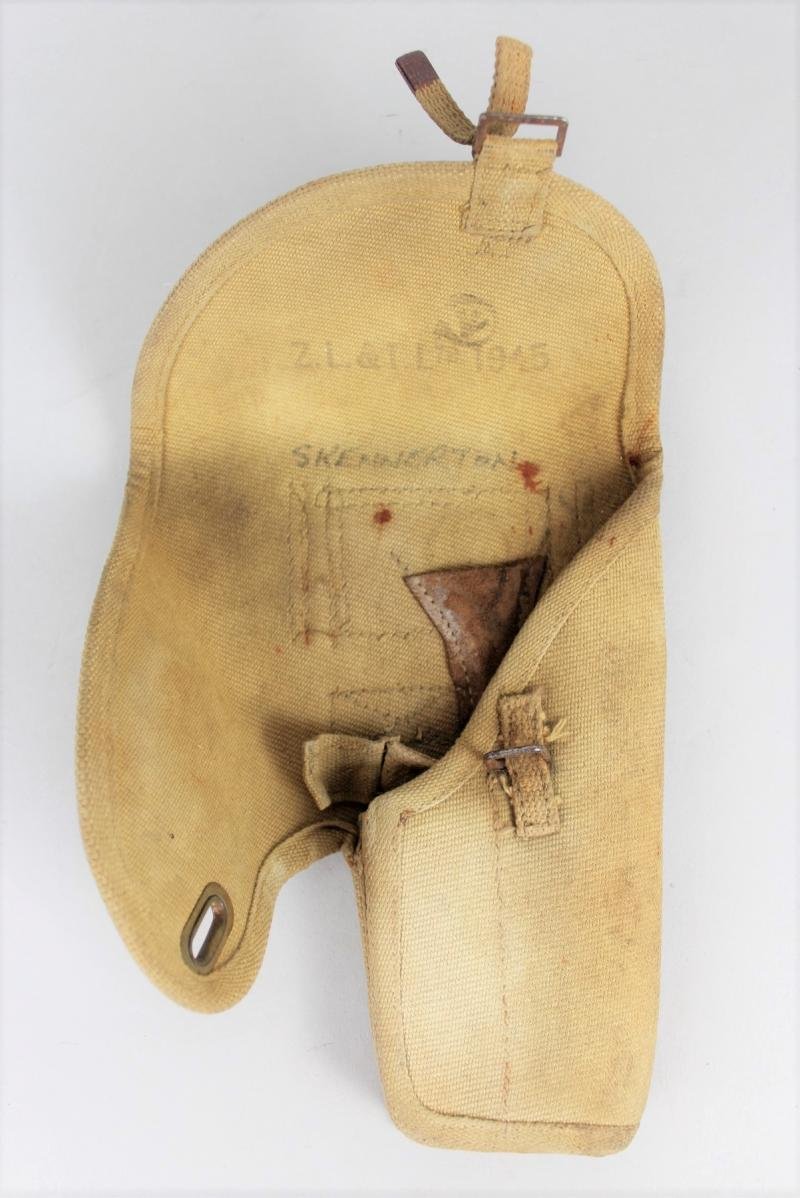 WW2 Canadian Issue Browning Hi Power Pistol Holster — image 2
