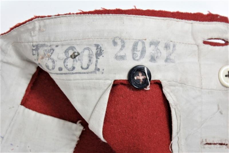 Rare WW1 French M1867 Other Ranks Trousers ( With Early Button Tabs To Pockets ) — image 4