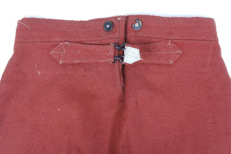 Rare WW1 French M1867 Other Ranks Trousers ( With Early Button Tabs To Pockets ) — image 7