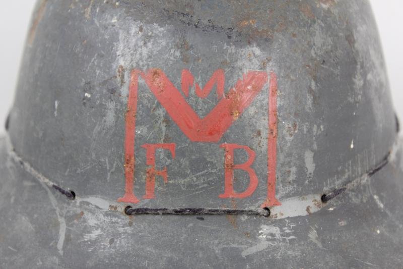 WW2 British 'Morris Motors Fire Brigade' Helmet 1941 — image 2