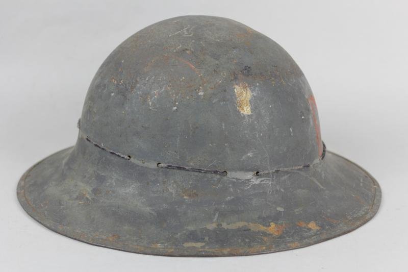 WW2 British 'Morris Motors Fire Brigade' Helmet 1941 — image 3