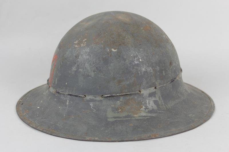 WW2 British 'Morris Motors Fire Brigade' Helmet 1941 — image 4