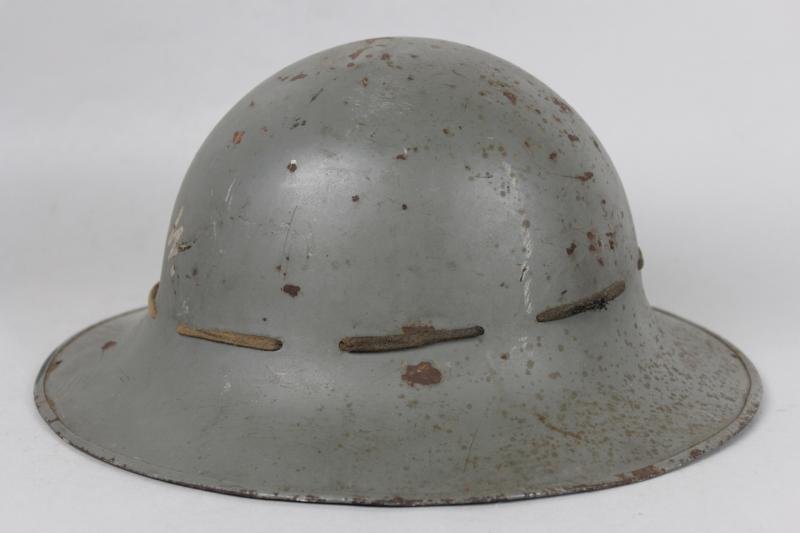 WW2 British Home Front 'Bilston Steel Works' Factory Helmet ( Zuckerman ) — image 4
