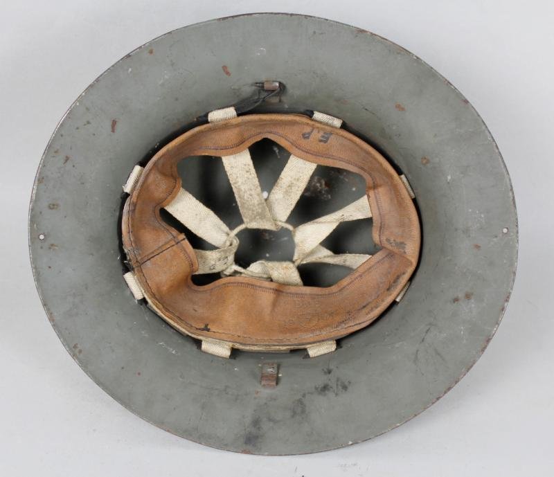 WW2 British Home Front 'Bilston Steel Works' Factory Helmet ( Zuckerman ) — image 7