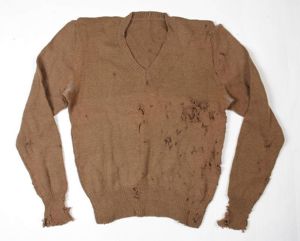 WW2 British Army Brown V Neck Battledress Sweater