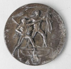 WW2 German Day Badge for the Reichsparteitag 1938