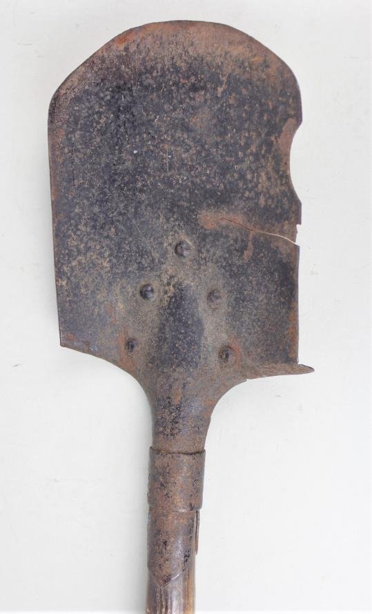 WW1 Austro Hungarian Entrenching Tool With Battle Damage — image 3