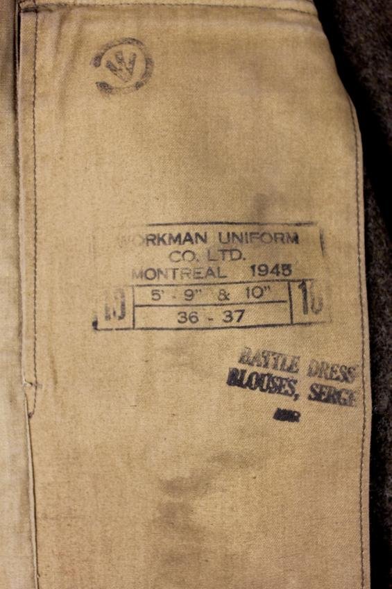 WW2 Canadian Provost Corps Battledress Blouse — image 6