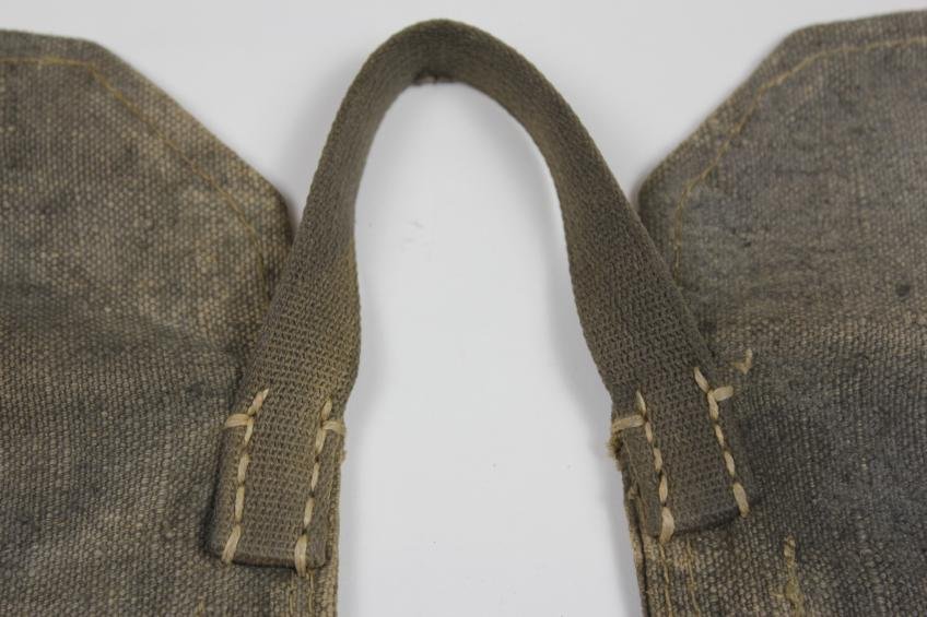 WW2 German Blue Webbing Rifle Grenade Bags — image 3