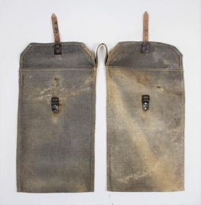 WW2 German Blue Webbing Rifle Grenade Bags