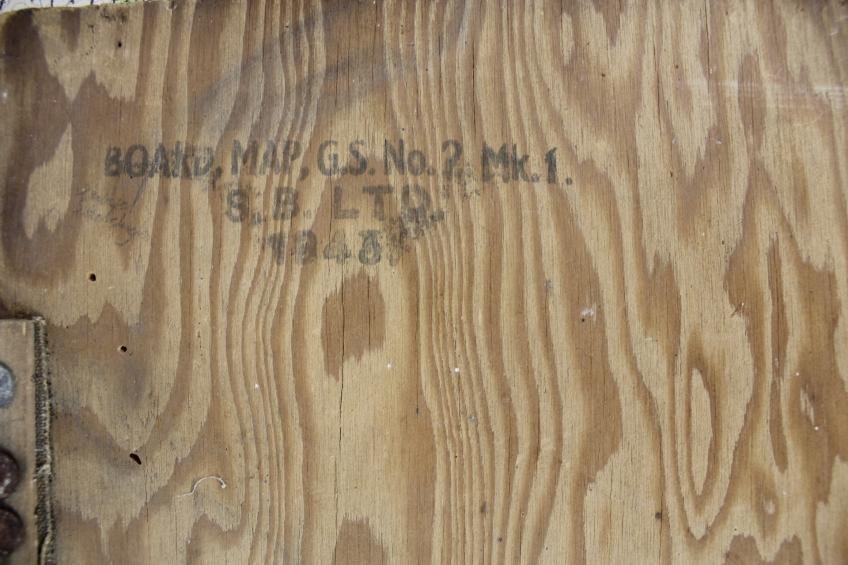 WW2 British Officers Map Board 1943 & Three Maps 1940 Dated — image 4