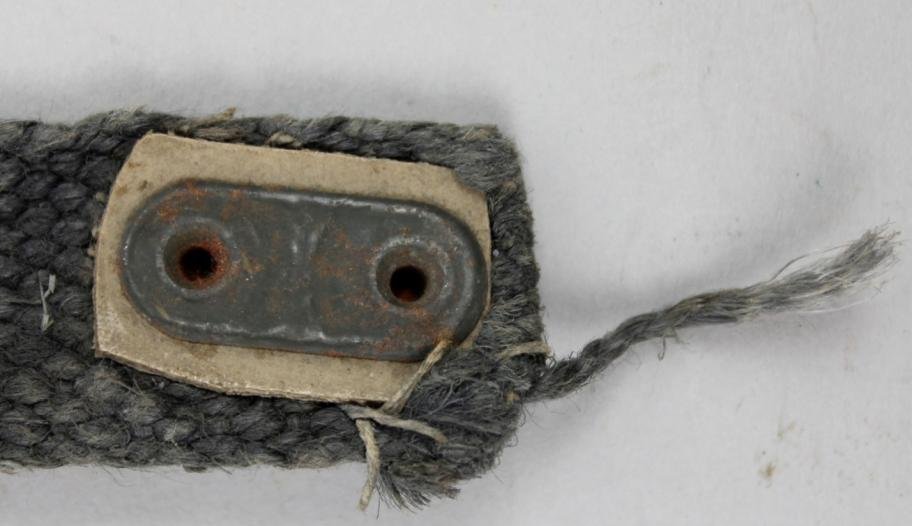 WW2 German Single Blue Canvas Grenade Bag — image 4