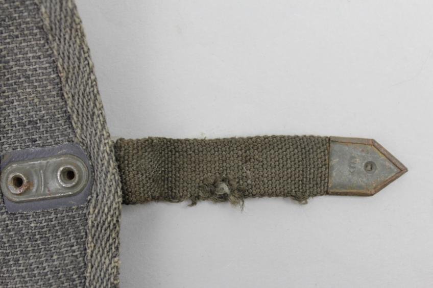 WW2 German Single Blue Canvas Grenade Bag — image 6