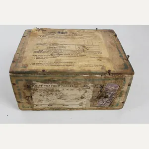 WW2 British Officer Post Home Parcel Of 'Gift Tea'