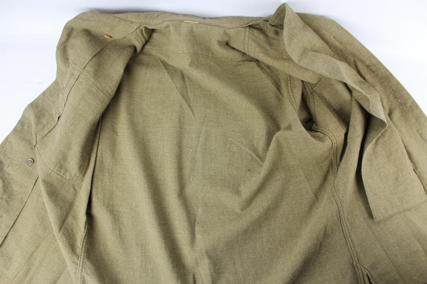 WW2 US Wool Shirt With Anti-Gas Flap & Cuffs — image 4