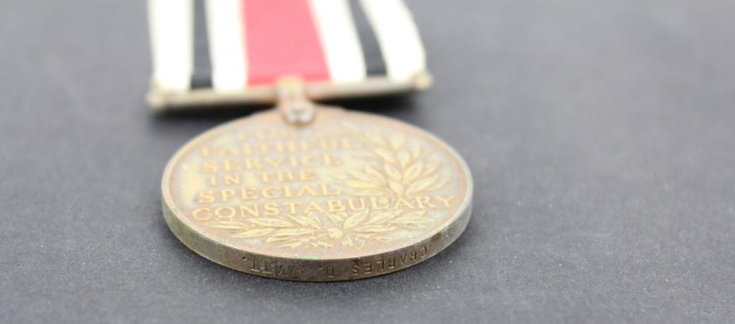 George V Special Constabulary Long & Conduct Medal — image 3