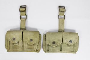 WW2 Canadian '37 Pattern Cartridge Carrier Pair 1940