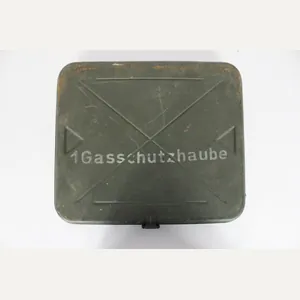 WW2 German Gas Mask Head Wounds Tin 1943