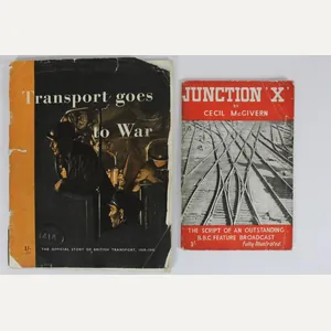 WW2 British HMSO Books ' Junction X ' & Transport …