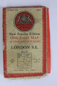 London South East Map - Immediate Postwar Period